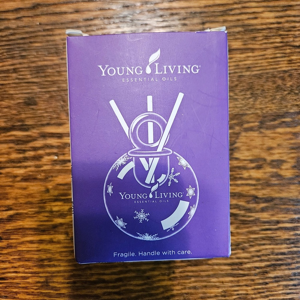 Young Living Essential Oils‎ Snowflake Glass Reed Diffuser Christmas Ornament